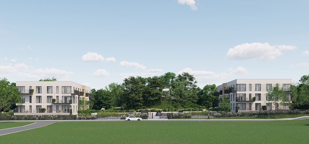 Ķiršu Kalna Mājas - "B" Ēka (Eiženijas iela 18) - Daugiabutis - vizualizacija