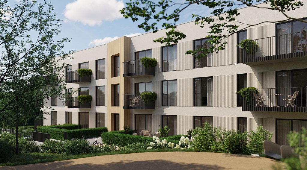 Ķiršu Kalna Mājas - "B" Ēka (Eiženijas iela 18) - Daugiabutis - vizualizacija