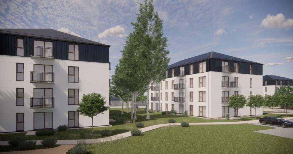 Eiženijas iela 1F - 1.-4. ēkas (Eiženijas iela 1F) - Korterelamu - visuaalne