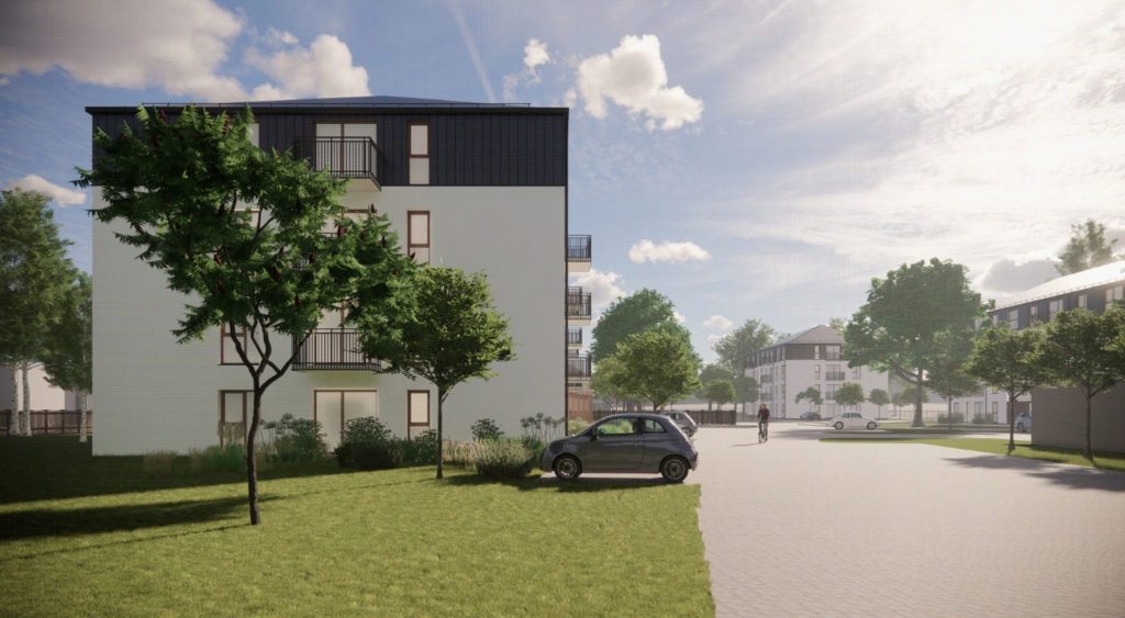 Eiženijas iela 1F - 1.-4. ēkas (Eiženijas iela 1F) - Korterelamu - visuaalne