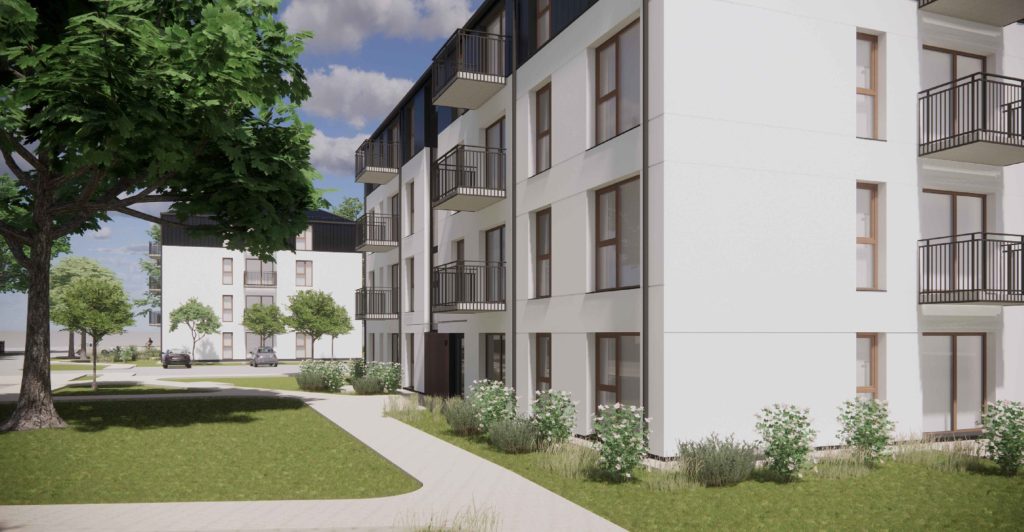 Eiženijas iela 1F - 1.-4. ēkas (Eiženijas iela 1F) - Korterelamu - visuaalne