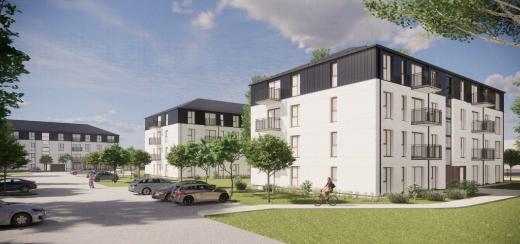 Eiženijas iela 1F - 1.-4. ēkas (Eiženijas iela 1F) - Korterelamu - visuaalne