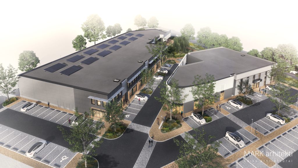 Veidama kvartāls (Ganību dambis 17A) - Business park - visualization