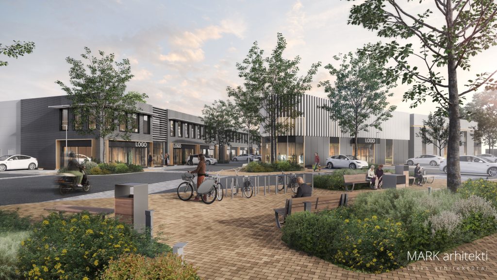 Veidama kvartāls (Ganību dambis 17A) - Business park - visualization