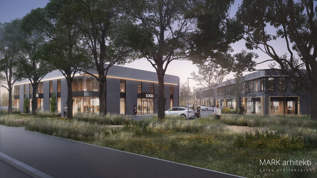 Veidama kvartāls (Ganību dambis 17A) - Business park - visualization