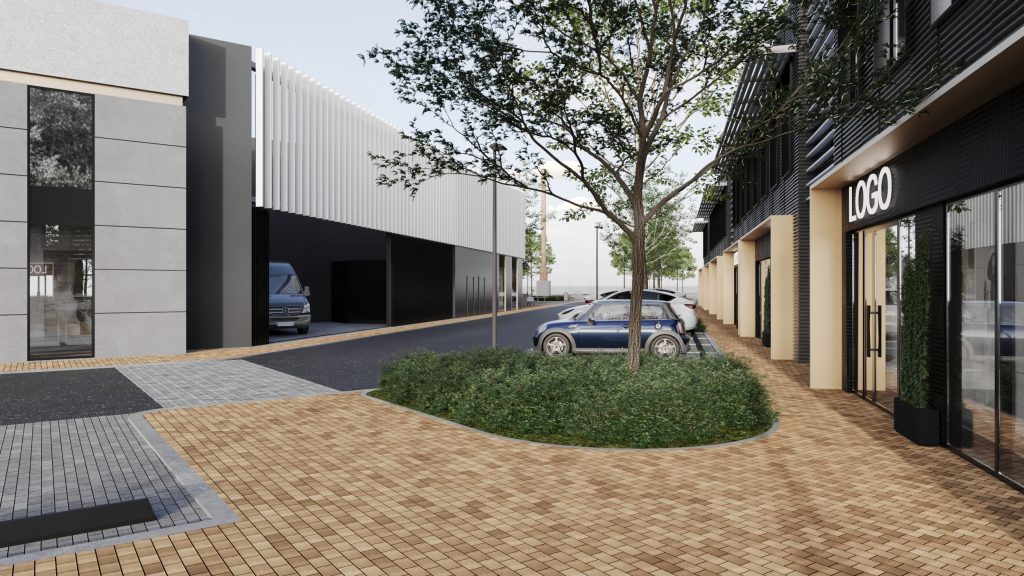 Veidama kvartāls (Ganību dambis 17A) - Business park - visualization