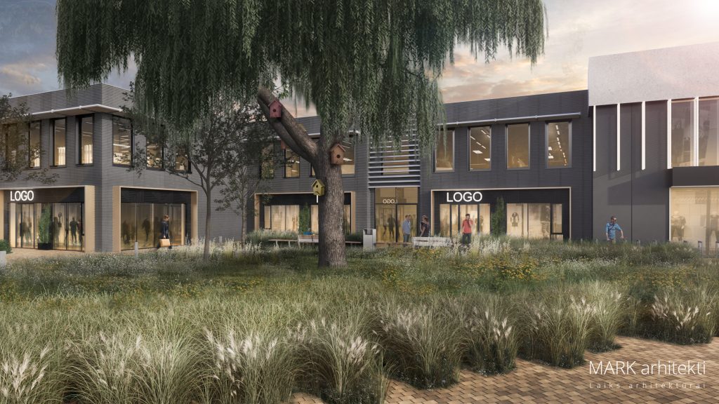 Veidama kvartāls (Ganību dambis 17A) - Business park - visualization