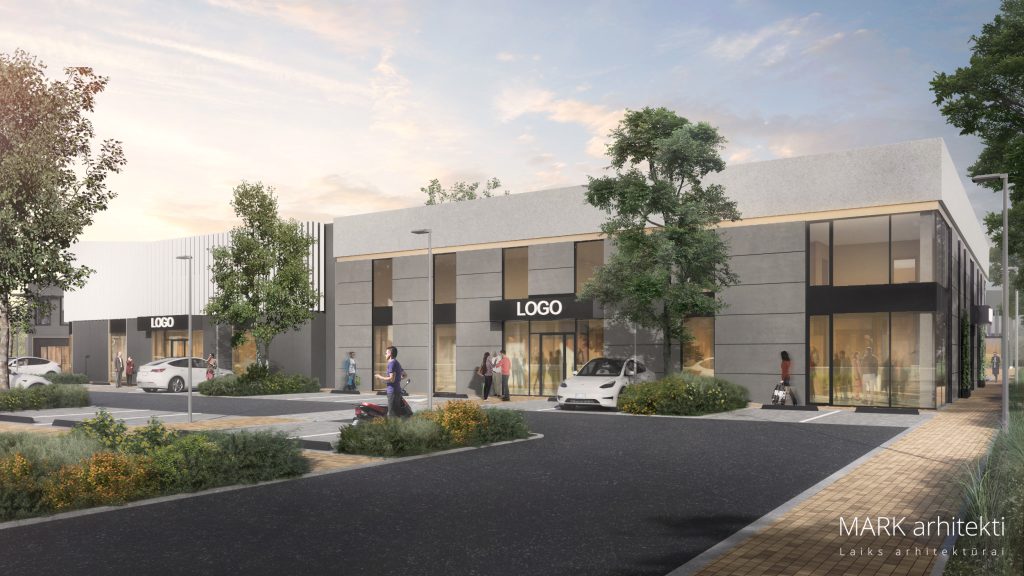 Veidama kvartāls (Ganību dambis 17A) - Business park - visualization