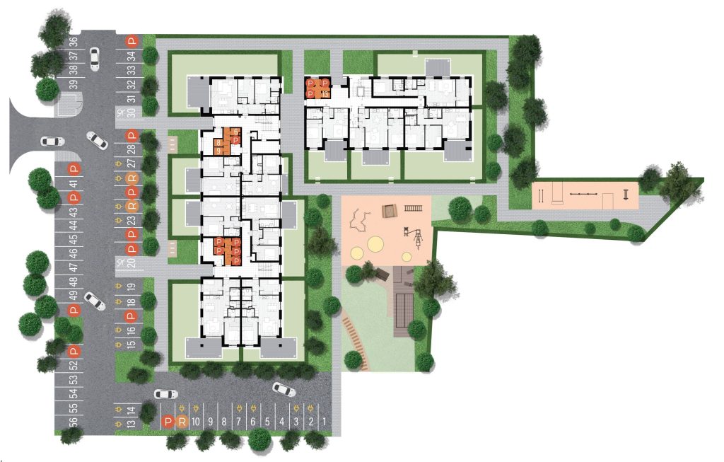 Muuna - 2.kārta (Gaujas iela 5B, Mārupe) - Multi apartment - visualization