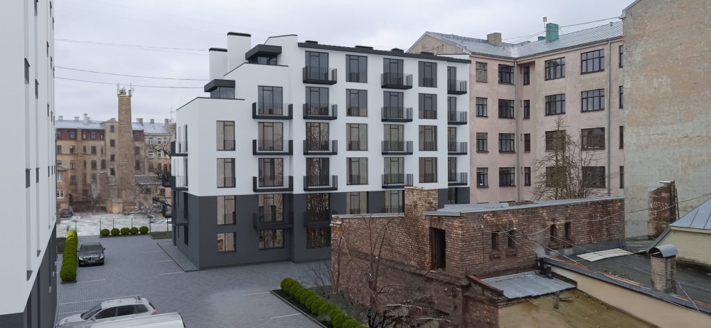 Ģertrūdes kvartāls - 2. kārta (Ģertrūdes iela 65) - Multi apartment - visualization