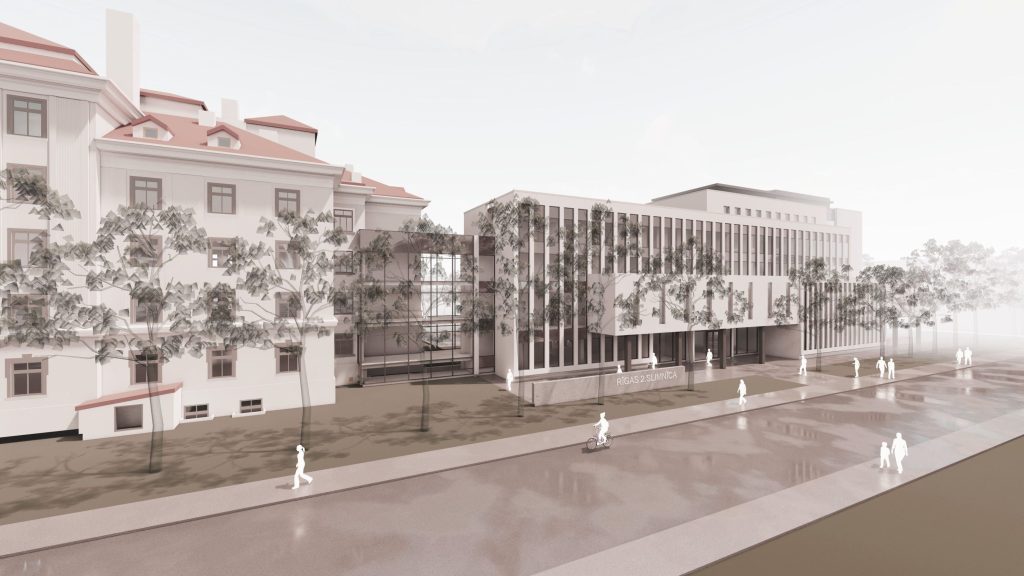 Rīgas 2. Slimnīcas Piebūve un Esošās Ēkas Pārbūve (Ģimnastikas ielā 1) - Hospital - visualization