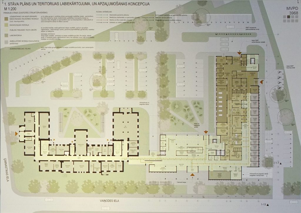 Rīgas 2. Slimnīcas Piebūve un Esošās Ēkas Pārbūve (Ģimnastikas ielā 1) - Hospital - visualization