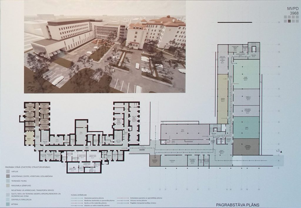 Rīgas 2. Slimnīcas Piebūve un Esošās Ēkas Pārbūve (Ģimnastikas ielā 1) - Hospital - visualization