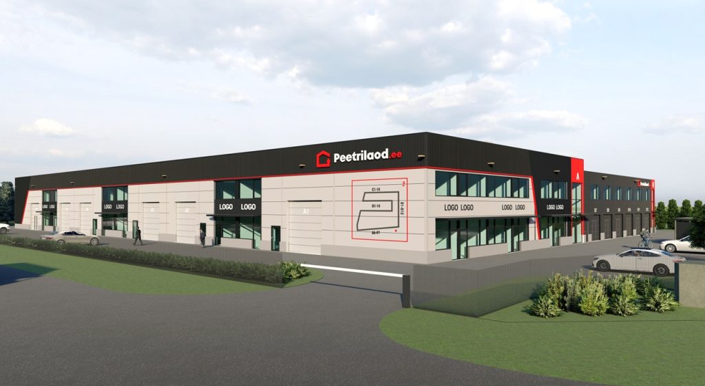 Reti tee 3 (Reti tee 3) - Co-living, Nepārtikas veikals, Biroju centrs, Noliktava / Izplatīšanas centrs - vizualizācija