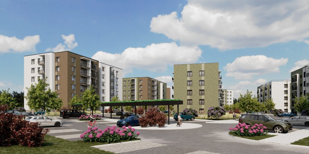 Mežpilsēta - 8. ēka (Hipokrāta iela 16) - Multi apartment - visualization