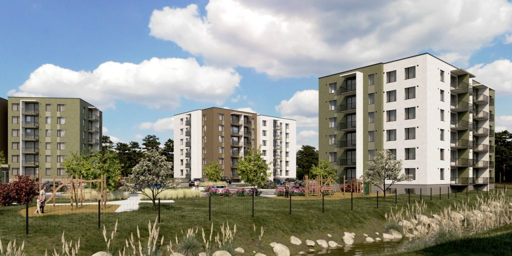 Mežpilsēta - 8. ēka (Hipokrāta iela 16) - Multi apartment - visualization