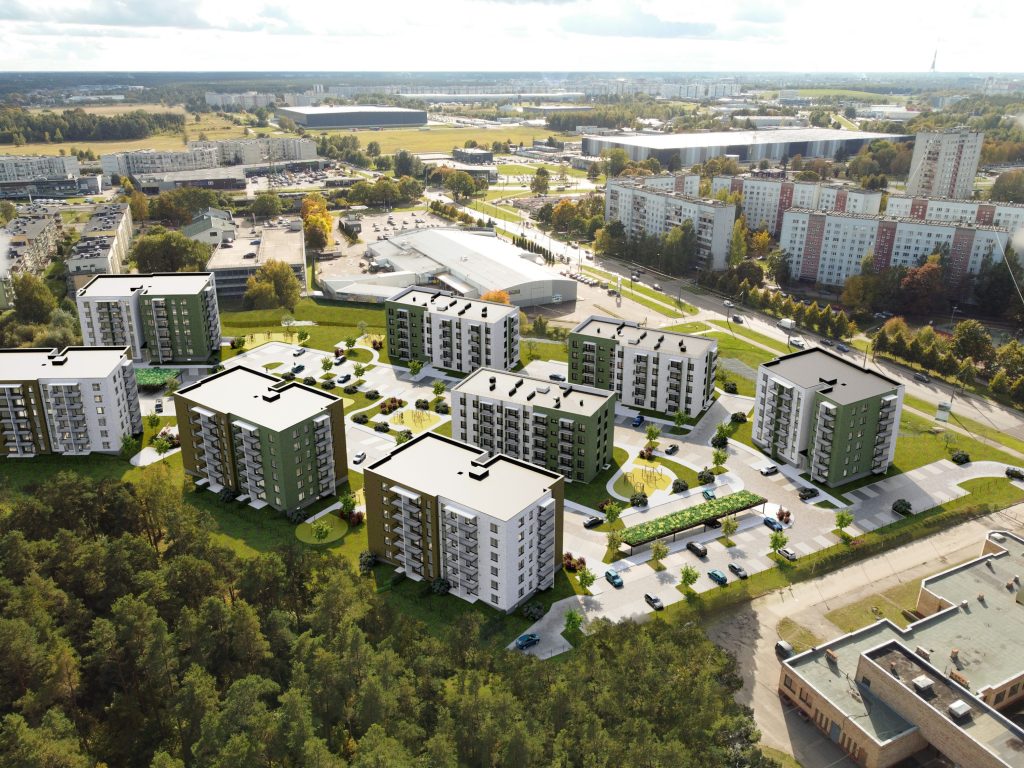 Mežpilsēta - 8. ēka (Hipokrāta iela 16) - Multi apartment - visualization