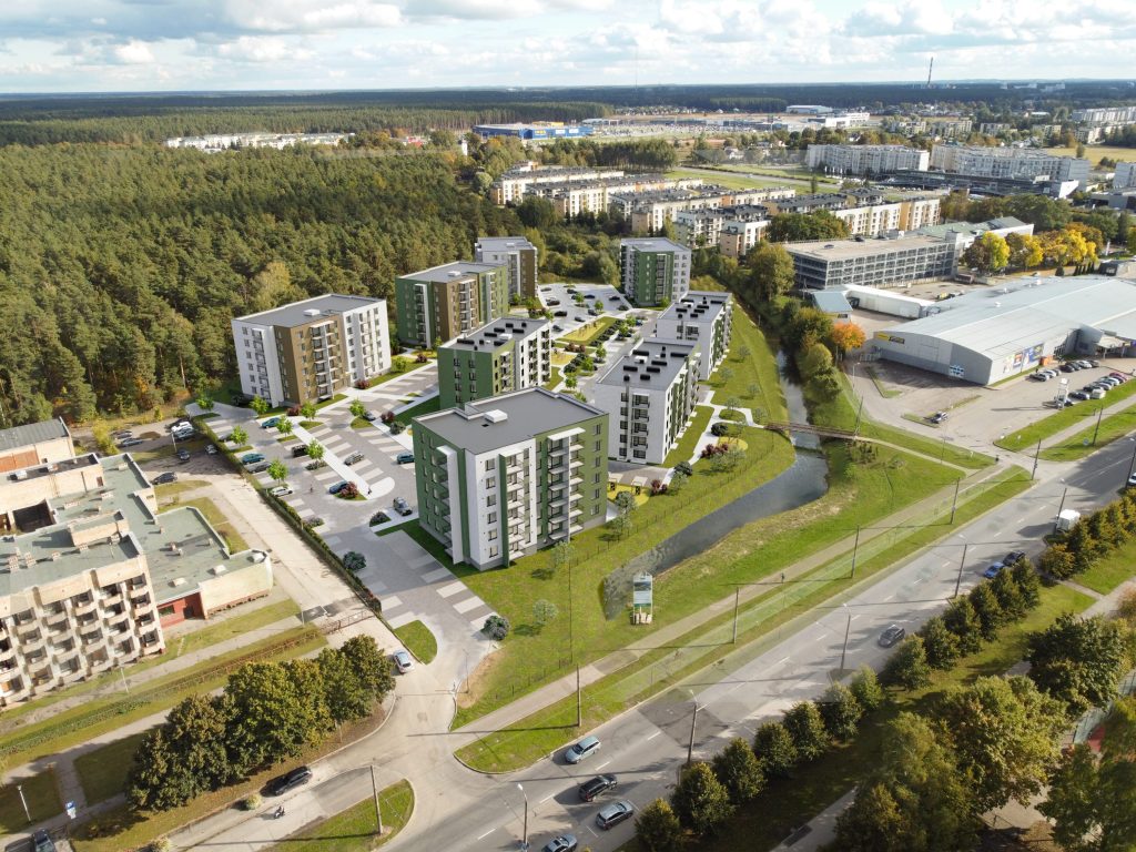 Mežpilsēta - 3. kārta - 7. ēka (Hipokrāta iela 16) - Multi apartment - visualization