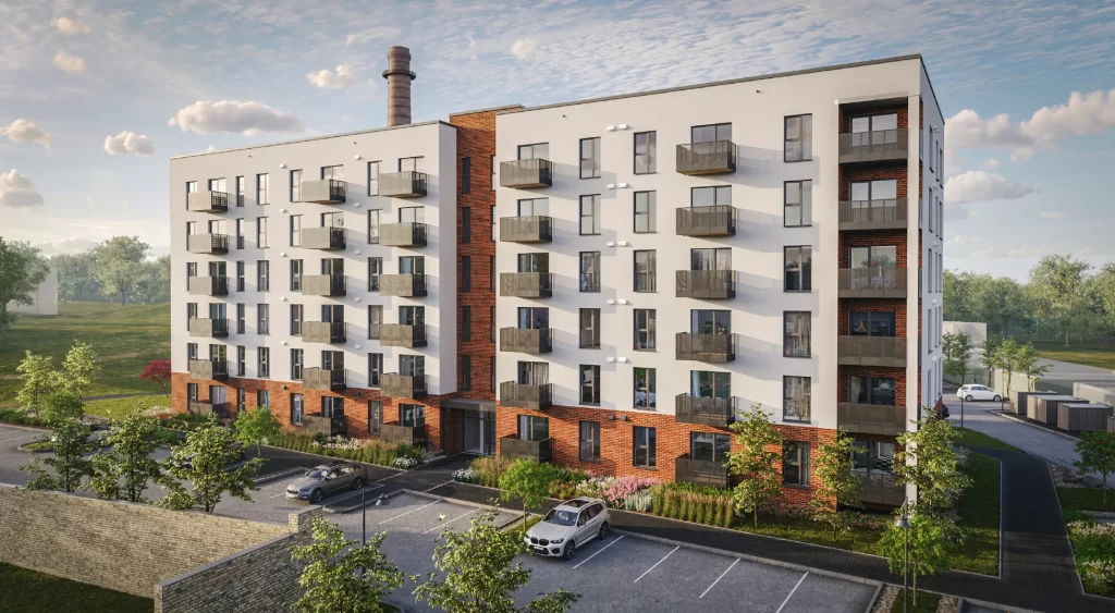 Hartmaņa kvartāls – 2. kārta, 2. ēka (Jelgavas iela 55B) - Korterelamu - visuaalne