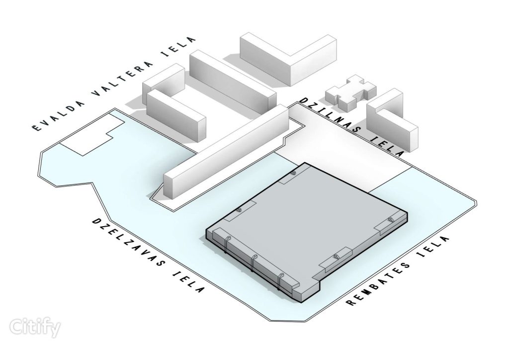 PICHE - Next parks (Rembates iela 1) - Lengvosios pramonės gamykla, Verslo centras, Kitas sporto objektas, Stock office - vizualizacija