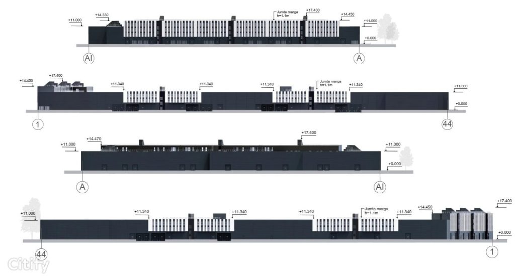 PICHE - Next parks (Rembates iela 1) - Lengvosios pramonės gamykla, Verslo centras, Kitas sporto objektas, Stock office - vizualizacija