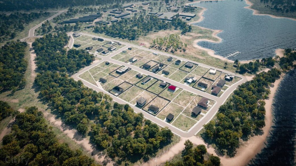 Juglaskrasts (Kalējgrāvja iela 1) - Sklypų kvartalas, Privačių namų kvartalas - vizualizacija