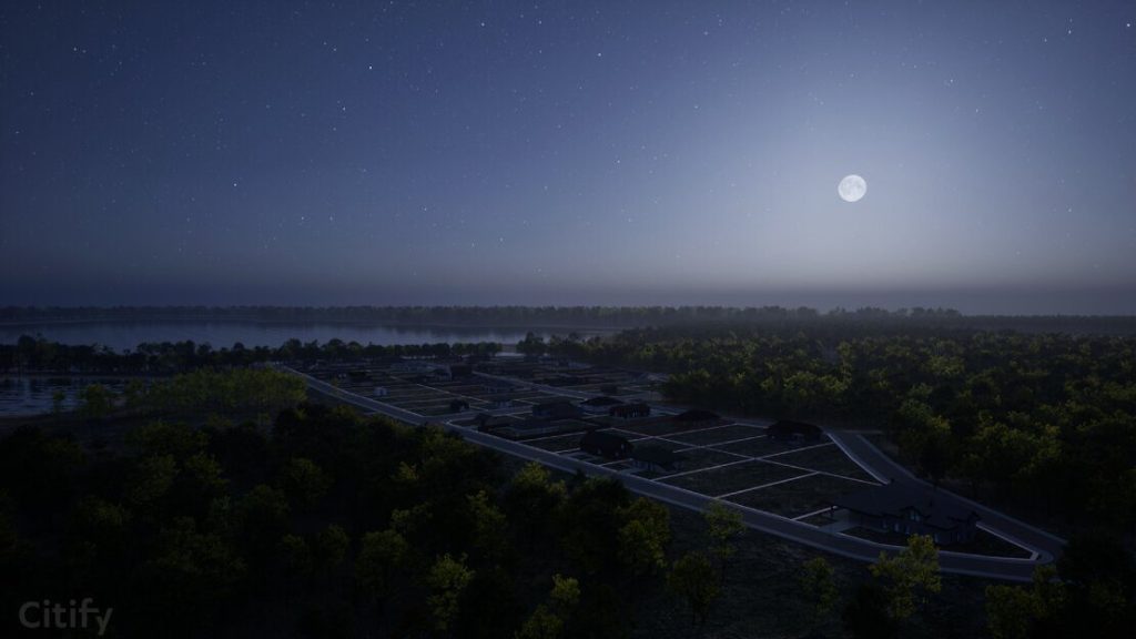 Juglaskrasts (Kalējgrāvja iela 1) - Sklypų kvartalas, Privačių namų kvartalas - vizualizacija