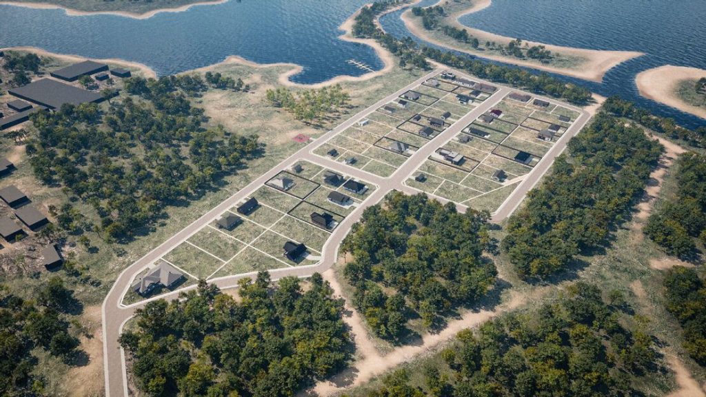 Juglaskrasts (Kalējgrāvja iela 1) - Sklypų kvartalas, Privačių namų kvartalas - vizualizacija