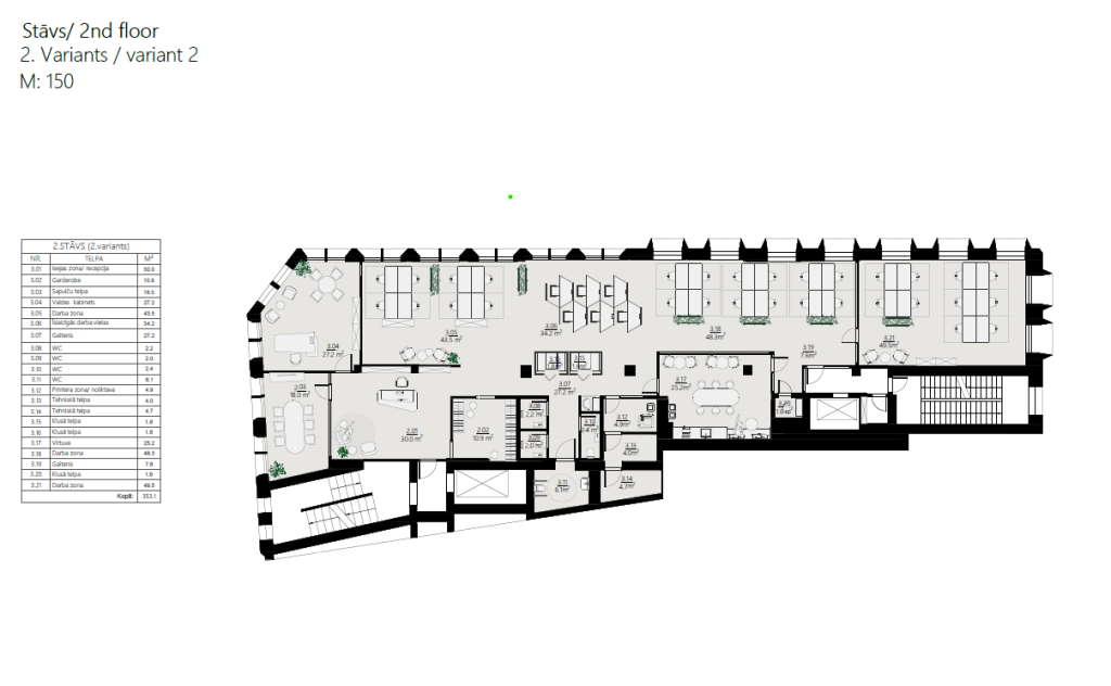 Kaļķu iela 26 (Kaļķu iela 26) - Verslo centras - vizualizacija