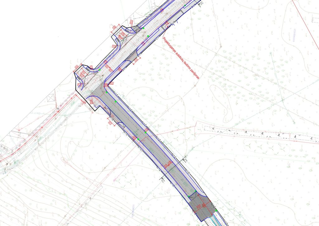 Kazimiero Jelskio g. atkarpa iki Parodų g. 11 (Kazimiero Jelskio g.) - Jalgrattatee, Tänav - visuaalne