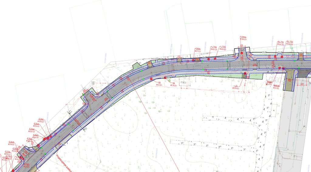 Kazimiero Jelskio g. atkarpa iki Parodų g. 11 (Kazimiero Jelskio g.) - Jalgrattatee, Tänav - visuaalne