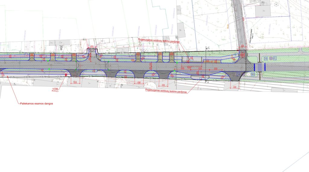 Kazimiero Jelskio g. atkarpa iki Parodų g. 11 (Kazimiero Jelskio g.) - Jalgrattatee, Tänav - visuaalne