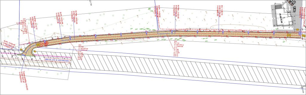 Gatvė nuo Miško tak. iki Miško tak. 9A (Miško tak. 9A) - Gatvė - vizualizacija