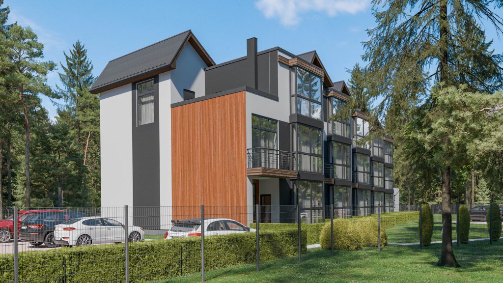 Amber Park (Ķemeru iela 58) - Korterelamu - visuaalne