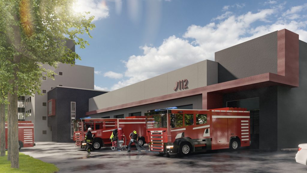 VUGD Ugunsdrošības, loģistikas un remonta bāze (Ķengaraga ielā 3, k-1) - Other institutional - visualization