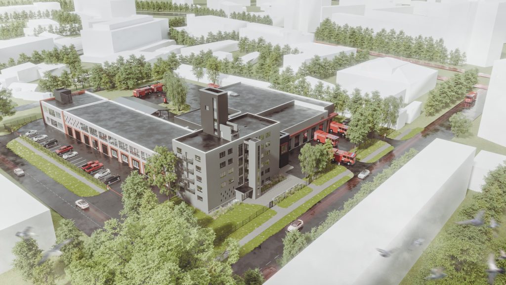 VUGD Ugunsdrošības, loģistikas un remonta bāze (Ķengaraga ielā 3, k-1) - Other institutional - visualization