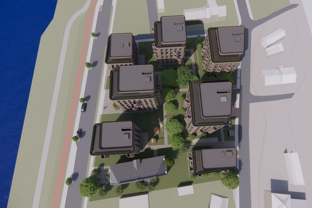 Kranto al. 6 (Kranto al. 6) - Daudzdzīvokļu nams - vizualizācija