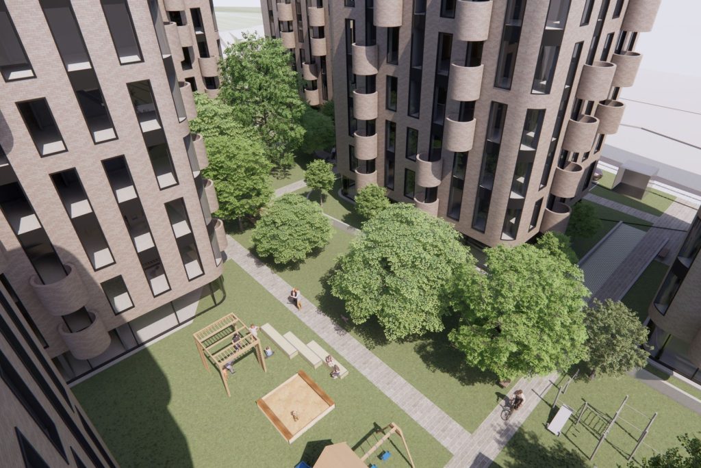 Kranto al. 6 (Kranto al. 6) - Daudzdzīvokļu nams - vizualizācija