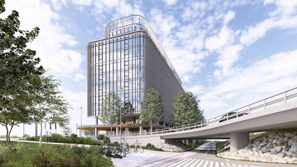 Krasta City - 1.Kārta - Krasta iela 1A (Krasta iela 1A) - Verslo centras - vizualizacija