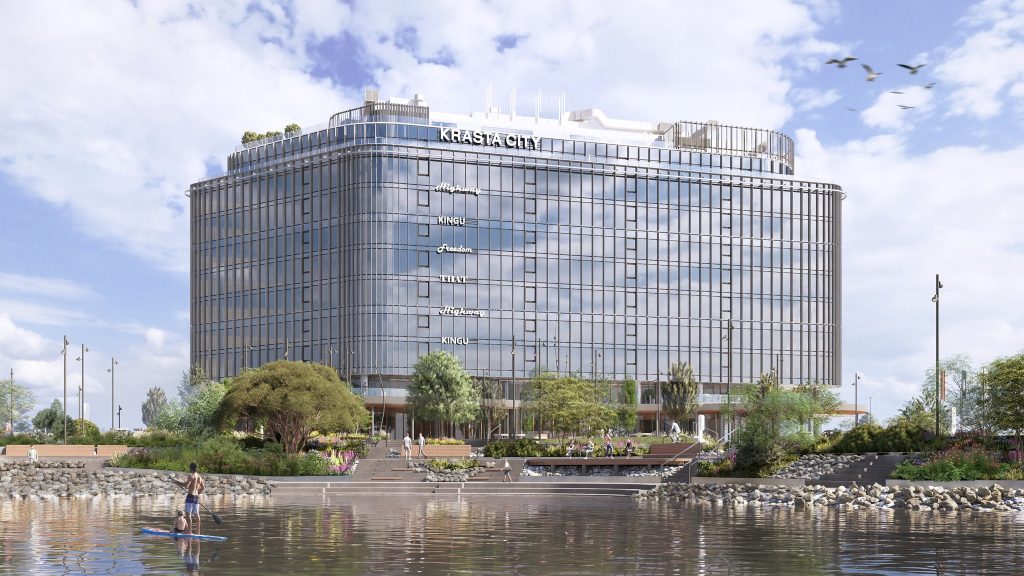 Krasta City - 1.Kārta - Krasta iela 1A (Krasta iela 1A) - Verslo centras - vizualizacija