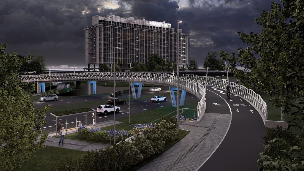 Krasta City - 1.Kārta - Krasta iela 1A (Krasta iela 1A) - Verslo centras - vizualizacija