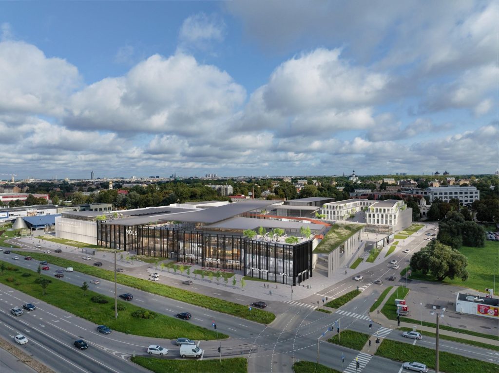T/C ”MOLS” pārbūve (Krasta iela 46) - Tirdzniecības centrs - vizualizācija