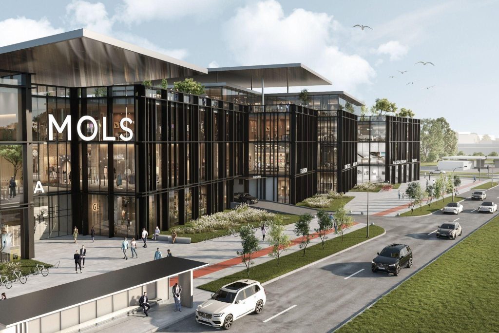 T/C ”MOLS” pārbūve (Krasta iela 46) - Tirdzniecības centrs - vizualizācija