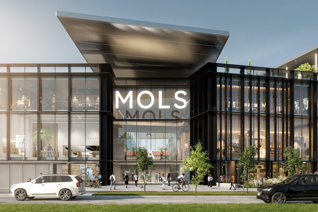 T/C ”MOLS” pārbūve (Krasta iela 46) - Tirdzniecības centrs - vizualizācija