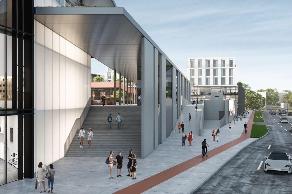 T/C ”MOLS” pārbūve (Krasta iela 46) - Tirdzniecības centrs - vizualizācija