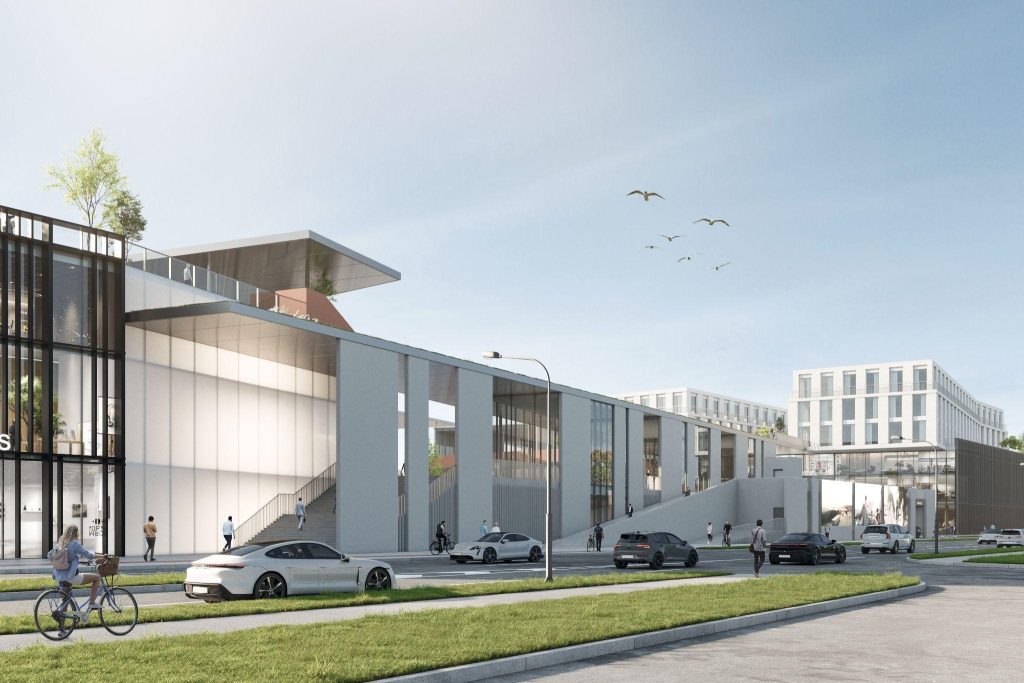 T/C ”MOLS” pārbūve (Krasta iela 46) - Tirdzniecības centrs - vizualizācija