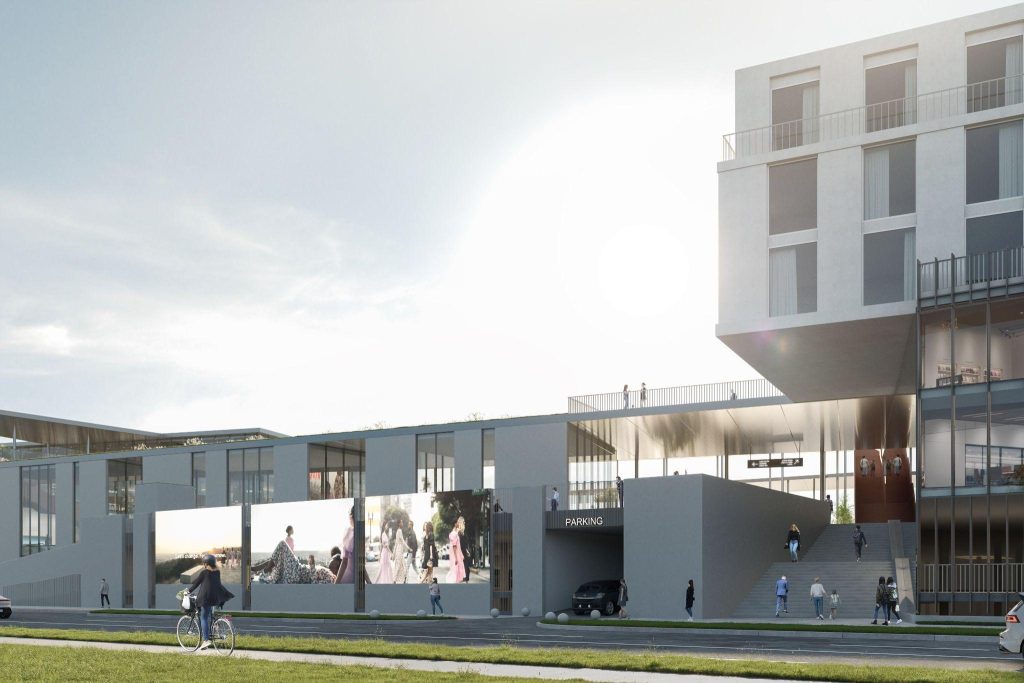 T/C ”MOLS” pārbūve (Krasta iela 46) - Tirdzniecības centrs - vizualizācija