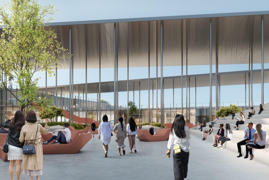 T/C ”MOLS” pārbūve (Krasta iela 46) - Tirdzniecības centrs - vizualizācija