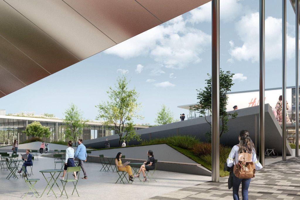 T/C ”MOLS” pārbūve (Krasta iela 46) - Tirdzniecības centrs - vizualizācija