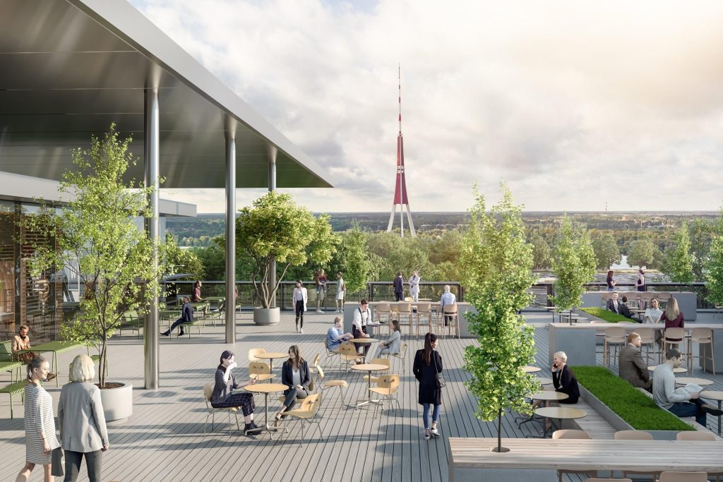 T/C ”MOLS” pārbūve (Krasta iela 46) - Tirdzniecības centrs - vizualizācija